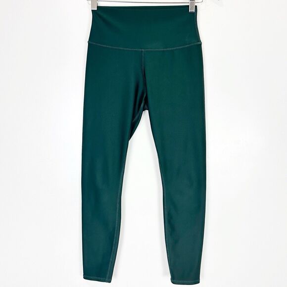 Alo Yoga 7/8 High-Waist Airlift Leggings Green Size M Sculpting Pilates  Princess